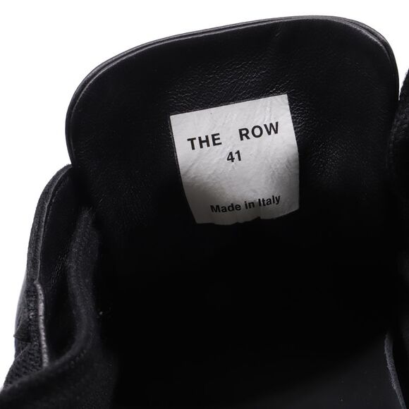 The Row Owen Sneakers in Black Leather - Picture 12 of 12